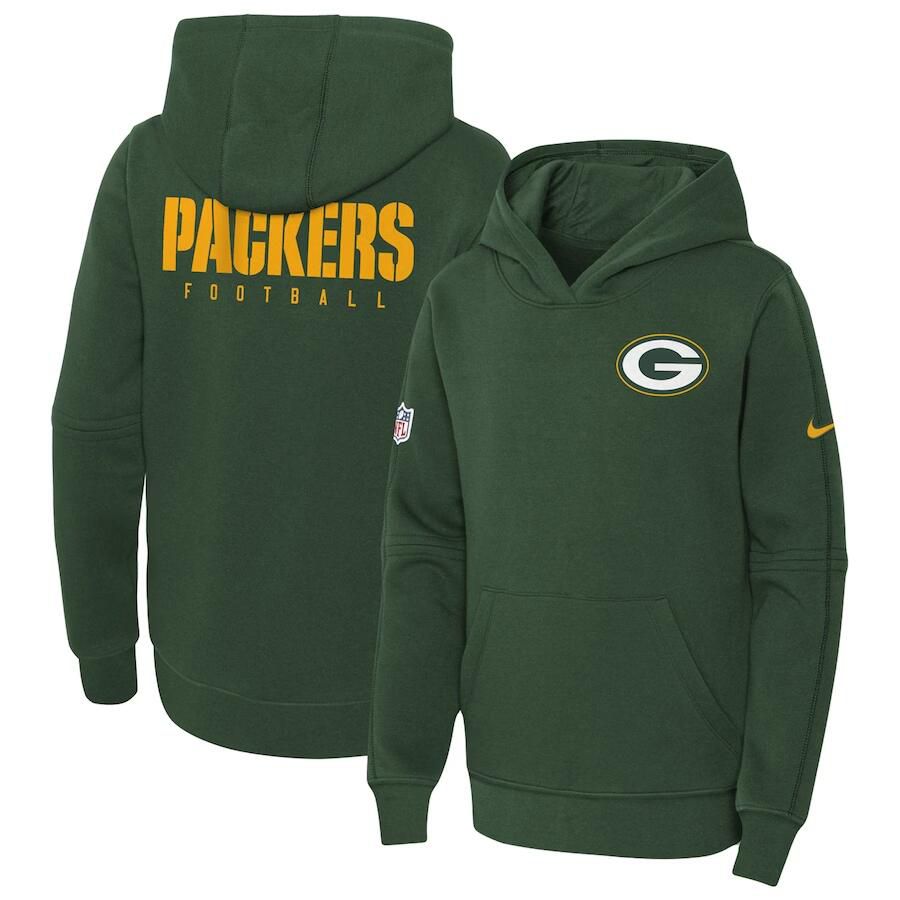 Youth 2023 NFL Green Bay Packers green Sweatshirt style 1->los angeles chargers->NFL Jersey